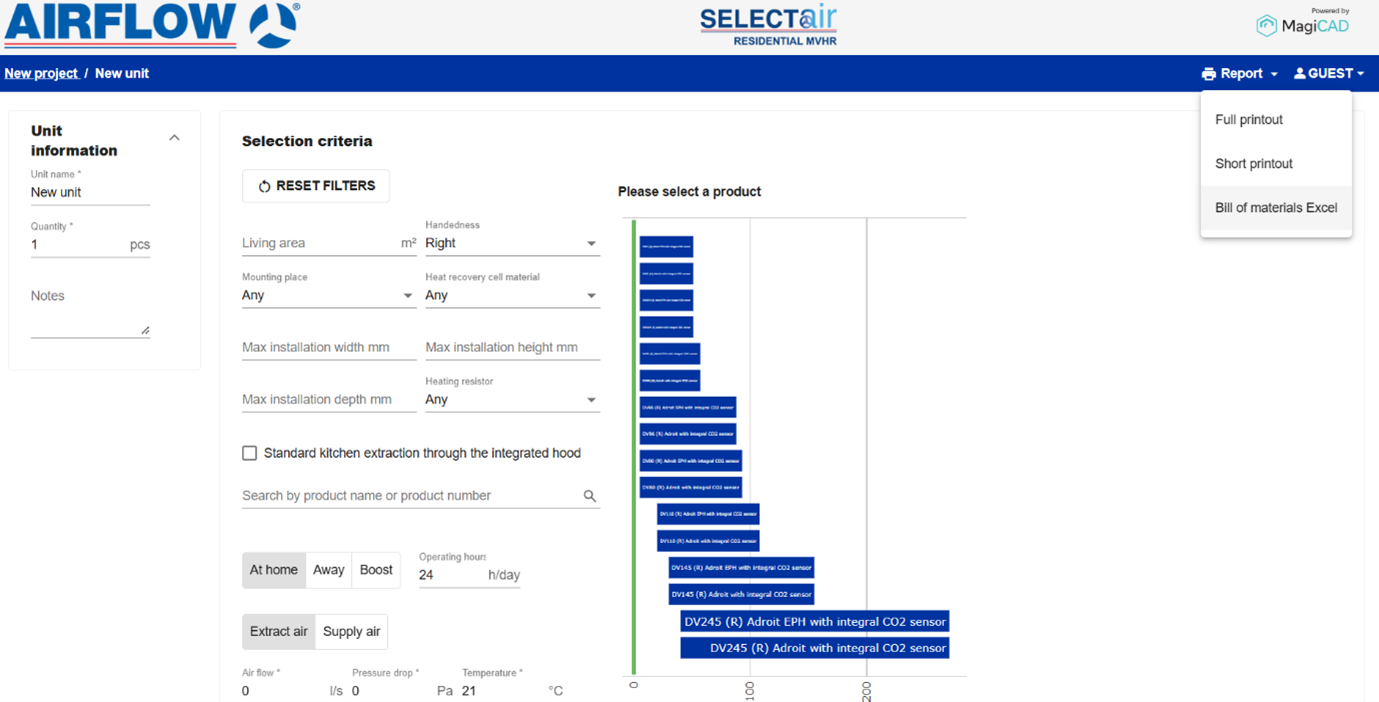 Airflow Developments launches powerful Adroit residential MVHR selection tool software